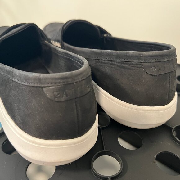 Patina Portland Leather-Boardwalk Penny Loafer in Shadow Black-Size 11 - Picture 4 of 15